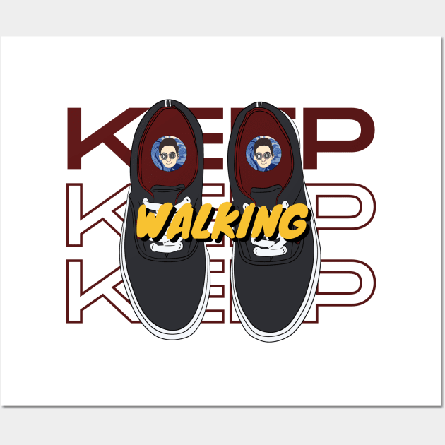 Keep walking Wall Art by Hi Project